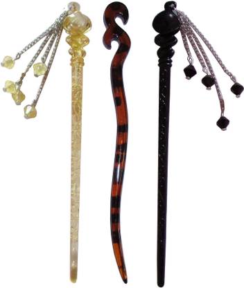 Pharaoh Combo of Multi Color Juda Sticks Bun Stick