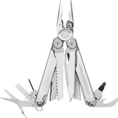LEATHERMAN Wave® Plus Silver 18 Multi-utility Knife