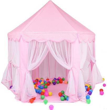 Pigloo Princess Castle Play Tent House for Girls Indoor Outdoor Toy 140 x 140 x 135 cm