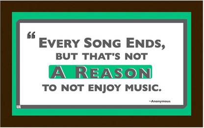 Motivational Inspirational Framed Quotes for Your House/Office Walls : A Reason Fine Art Print