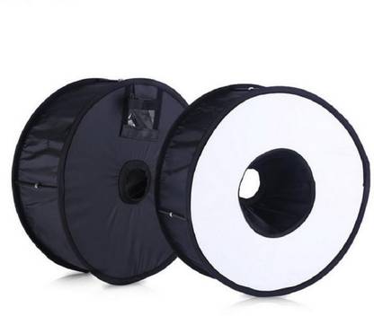 Powerpak 45cm Round Universal Collapsible Magnetic Ring Flash Diffuser Soft Box for Speedlite Flashlight for Macro and Portrait Photography Octagonal Softbox