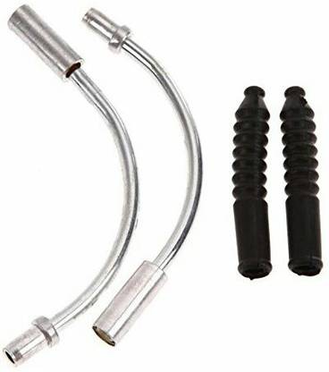FASTPED  MTB Mountain Bikes Bicycles Silver Disc V Brake Pipe Bend Elbow Brake Shoe