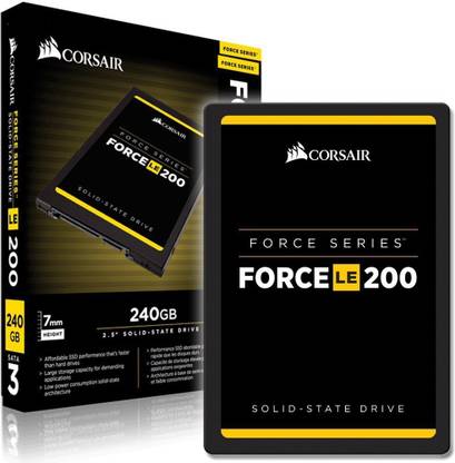 Corsair Force LE 200 240 GB Laptop, Desktop, All in One PC's Internal Solid State Drive (SSD) (CSSD-F240GBLE200C)