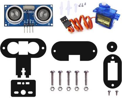 Kit4Curious HC-SR04 Ultrasonic sensor + Servo SG90 with Holder and instruction manual