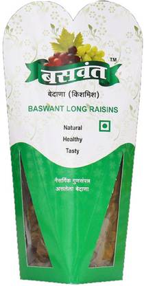 Baswant Special Long Sonaka Raisins | Kishmish | Dry Grapes - 250 grams Raisins
