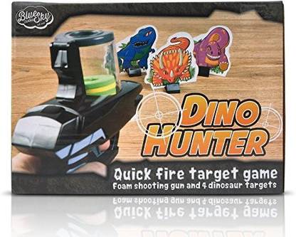 Generic Blue Sky Studios Mini Foam Disk Shooter Gun Dinosaur Targets Shooting Game