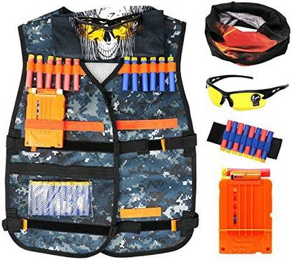 Tacobear Vest Kit for Nerf Gun N-Strike Elite Series 6 Pack Cool Accessories Play