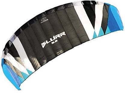 FLEXIFOIL 2. 5M2/3. 5M2/5. 0M2/7. 0M2 4-Line Blurr Sport Power Kite with 90 Day ! by World Record Winning Designer of 2-Line and Kites - Safe, Reliable Durable Kiting Traction (2. 5M2)