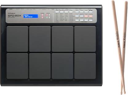 Roland SPD-20X-BK Digital Percussion Pad with V-Drums Sticks Octapad