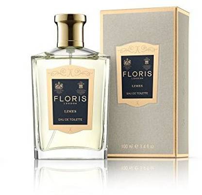 Floris London Limes Perfume Eau De Toilette Spray For Women, 3.4 Ounce Eau de Toilette  -  100 ml