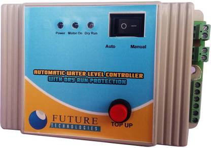 Future Fully Automatic Water Level Controller with Dry Run Protection Wired Sensor Security System