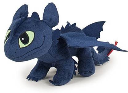 Generic How to train your dragon Toothless Night Fury 16'' Soft Toy Tran 2 (Httyd 2) Black Plush Doll Serie Original Dragons