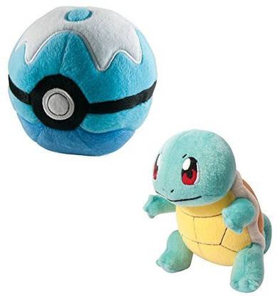 Generic Tomy Pok�mon Pokemon T19411 Squirtle And Dive Pokeball Plush  - 5.91 inch