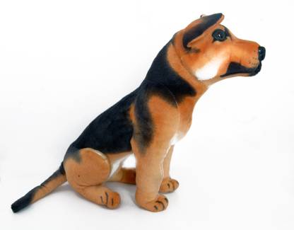 DINAARKAN HALF SITTING GERMAN SHEPHERD DOG SOFT TOY 50 cm  - 50 cm