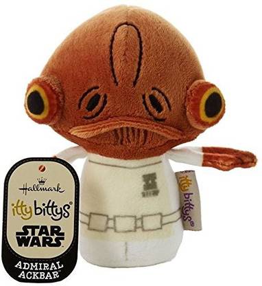 Generic Hallmark Itty Bittys Admiral Akbar Star Wars Plush Soft Toy 4. 75 Inches  - 2.13 inch