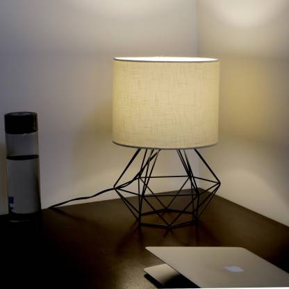 Table Lamp, Off White Textured Lamp Shade