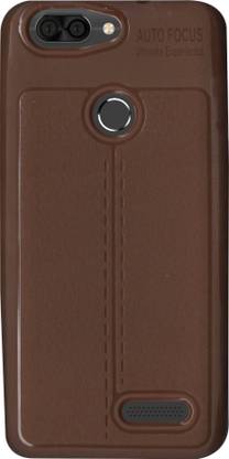 SBMS Back Cover for Infocus Vision 3 Premium Soft Silicon Autofocus Back Cover (Brown)