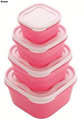 Avsar Plastic Fridge Container  - 800 ml, 2400 ml, 400 ml, 1200 ml
