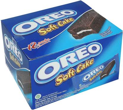 OREO Soft Cake, 12 Pack - 192g (12x16g) Cookie Cake Biscuit