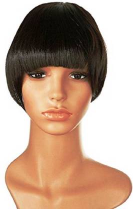 PEMA Natural Black Clip in Front Fringes Hair Extension
