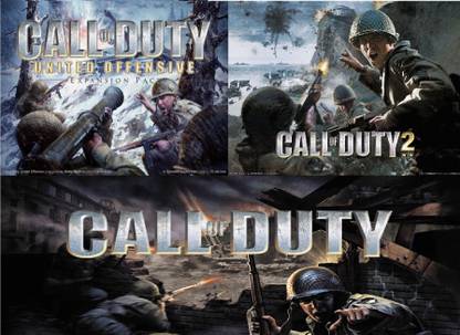 JBD CALL OF DUTY UNITED OFFENSIVE,CALL OF DUTY 2,CALL OF DUTY 1 Action-adventure COMBO {Offline} PC Game