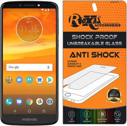 Roxel Screen Guard for Motorola Moto E5 (Flash Grey)