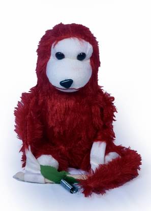 COST TO COST Red hairy Monkey  - 8 inch