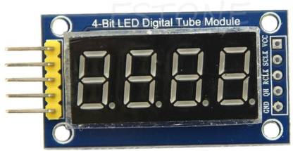 Robodo 4 bits tube led display module four serial for arduino 595 driver Timer Counter and Clock Electronic Hobby Kit