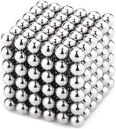 Kit4Curious 216 pcs Magnetic Fidget Balls (8mm), Magnetic Sculpture Toy for Intelligence Development and Stress Relief, Puzzle Toy Rollable Magnets Fidget Toys for Anxiety Stress Helps Focusing Multipurpose Office Magnets Pack of 216