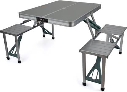 Inditradition Folding Picnic Table, Fold Up Table And Chairs Outdoor