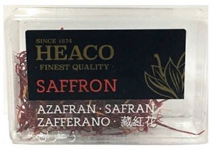 HEACO Spanish Saffron 100% Pure Superior Quality, 1 GM (Pack of 1)