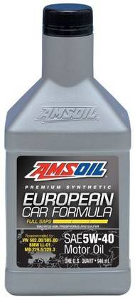 AMSOIL 5W-40 European car formula Synthetic Blend Engine Oil