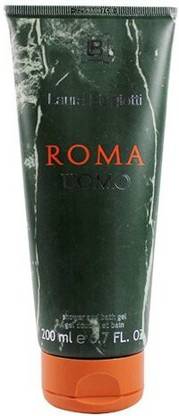 Laura Biagiotti Roma Uomo Shower And Bath Gel For Men, 6.7 Fl. Oz.
