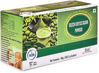 N2B Green Coffee Beans Powder-Reduce Body Fat, Weight Loss,Enhance energy Instant Coffee