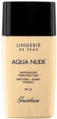 GUERLAIN Lingerie De Peau Aqua Nude Foundation Spf 20 - # 01W Very Light Warm 30Ml/1Oz Foundation