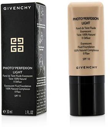 GIVENCHY Photo Perfexion Fluid Foundation Spf 10, 01 Light Porcelain, 1 Ounce Foundation