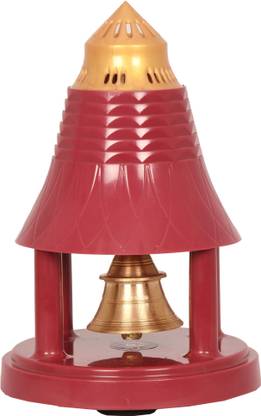 R&R Spirituals Automatic pooja bell for home Brass Pooja Bell