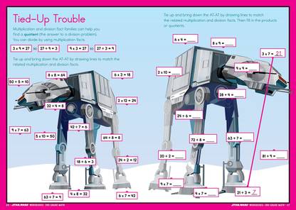 Star Wars Workbook: 3rd Grade Math (Star Wars Workbooks) 
