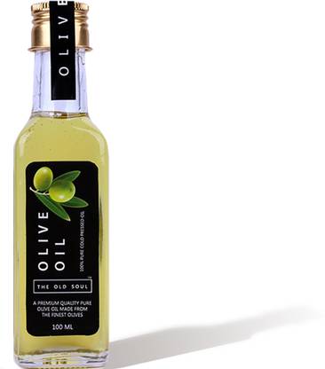 THE OLD SOUL | 100% Pure Cold Pressed Extra Virgin Olive Oil | Jaitun Ka Tel | Glass Bottle | Olive Oil Glass Bottle