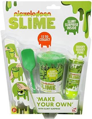 Generic Nickelodeon Slime Kit Make Your Own Oooey Gooey Fun with Slimy Surprise Inside Every Jar !