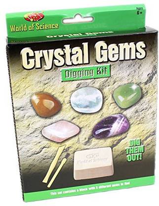 Kandy Toys World of Science Crystal Gems Digging Excavation Kit