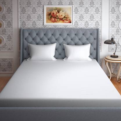 Bombay Dyeing 600 TC Cotton Double Solid Flat Bedsheet