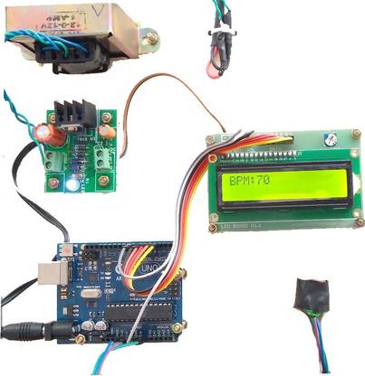 DPELECTRONICS HEART BEAT MONITERING SYSTEM Educational Electronic Hobby Kit