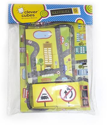 Clever Cubes TRAFFIC JAM Educational Board Games