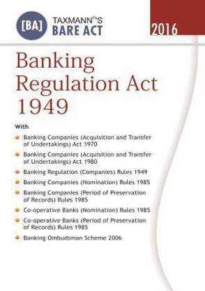 BANKING REGULATION ACT 1949 PB