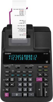 CASIO DR-120R-BK Printing  Calculator