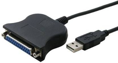 ANDTRONICS Micro USB Cable 0.5 m USB Type A Male to DB25 Female Parallel Printer Converter Cable DB 25