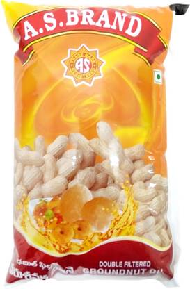 A.S.Brand Double Filtered Groundnut Oil Pouch