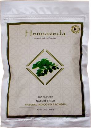 Hennaveda Natural Indigo Powder , Dark Blue