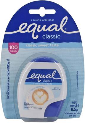 Equal Classic Zero Calorie Sweetener, 100 Tablets - 8.5g Sugar